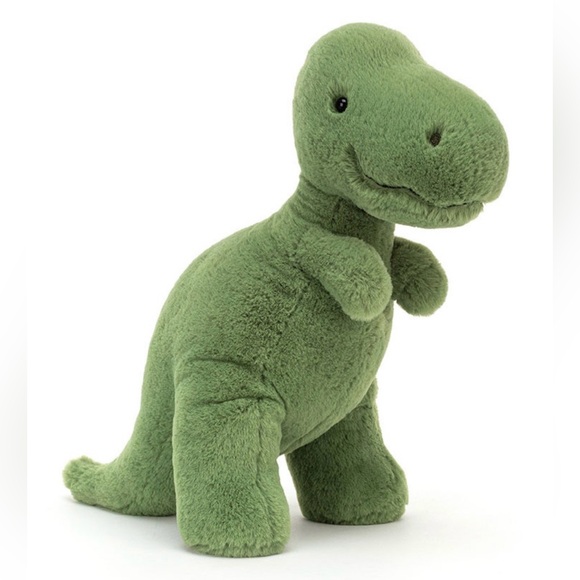 ✨Retired ✨ NWT Jellycat Green Plush DinosaurFossily T-Rex 🦖